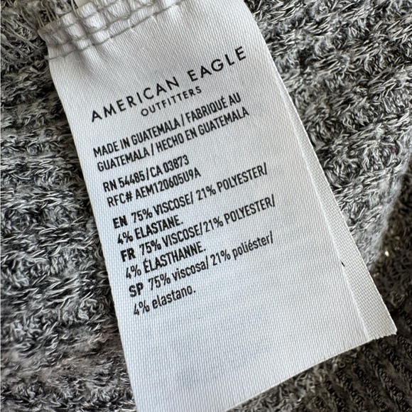 American Eagle Outfitters Gray Knit Top - Picture 7 of 8